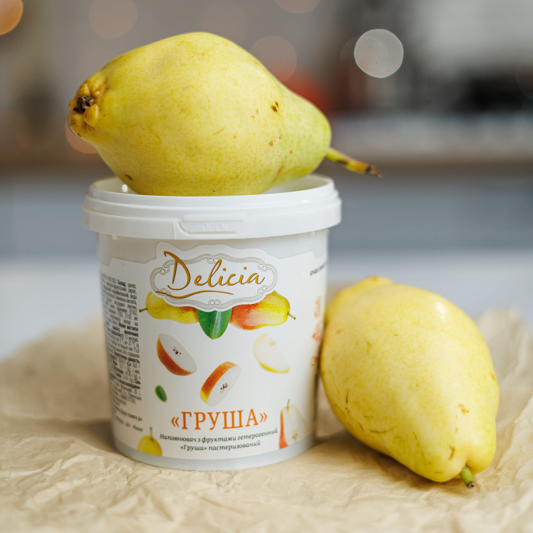 Джем із шматочками фруктів «Груша»